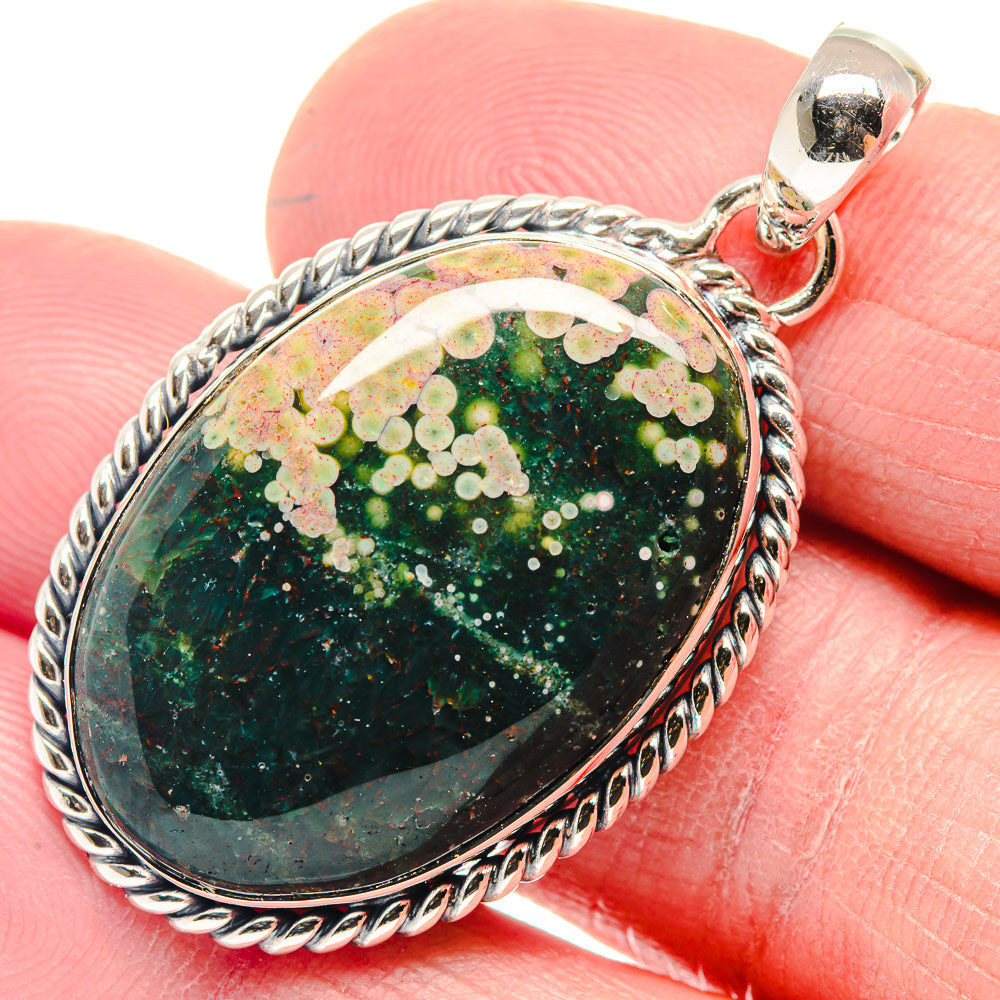Ocean Jasper Pendants handcrafted by Ana Silver Co - PD18551