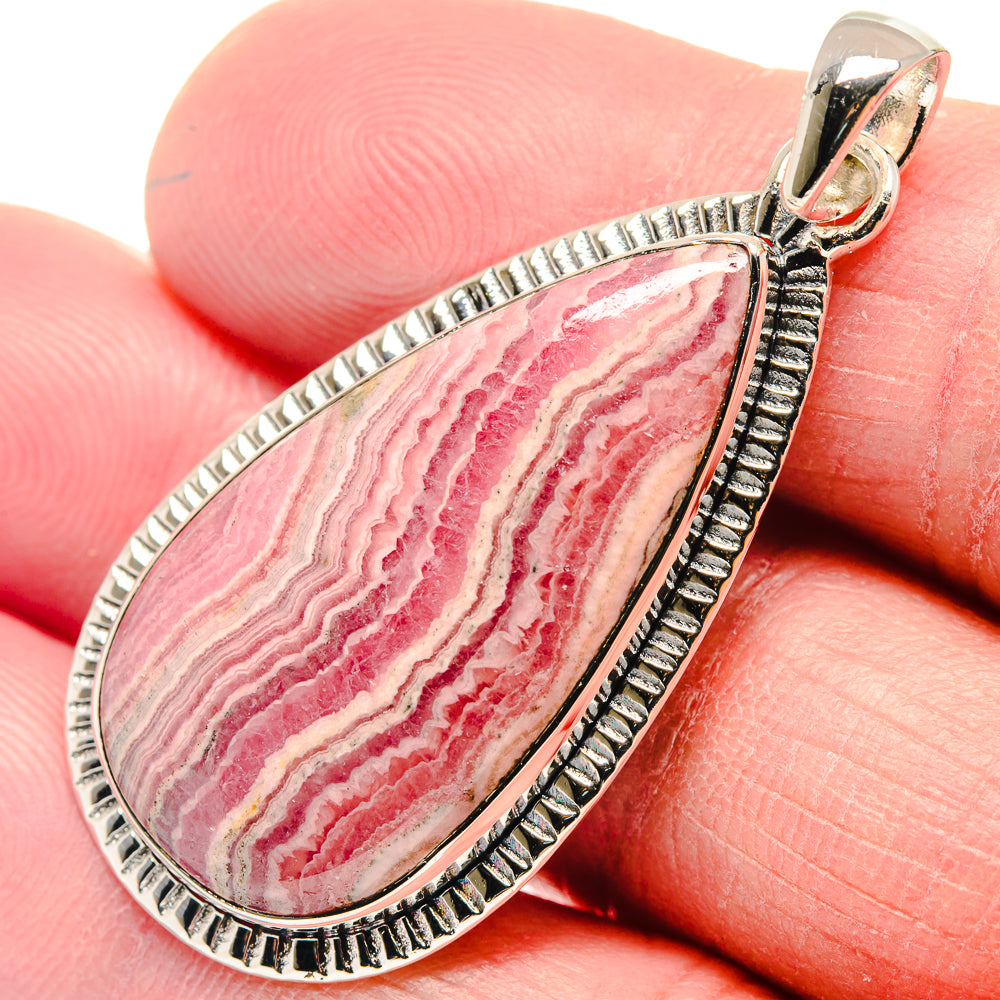 Rhodochrosite Pendants handcrafted by Ana Silver Co - PD18553