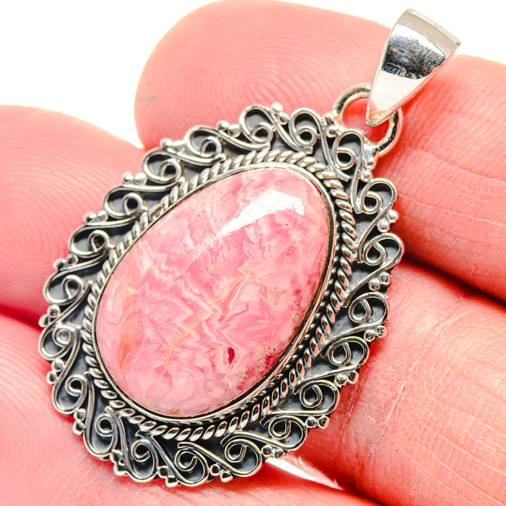 Rhodochrosite Pendants handcrafted by Ana Silver Co - PD18558