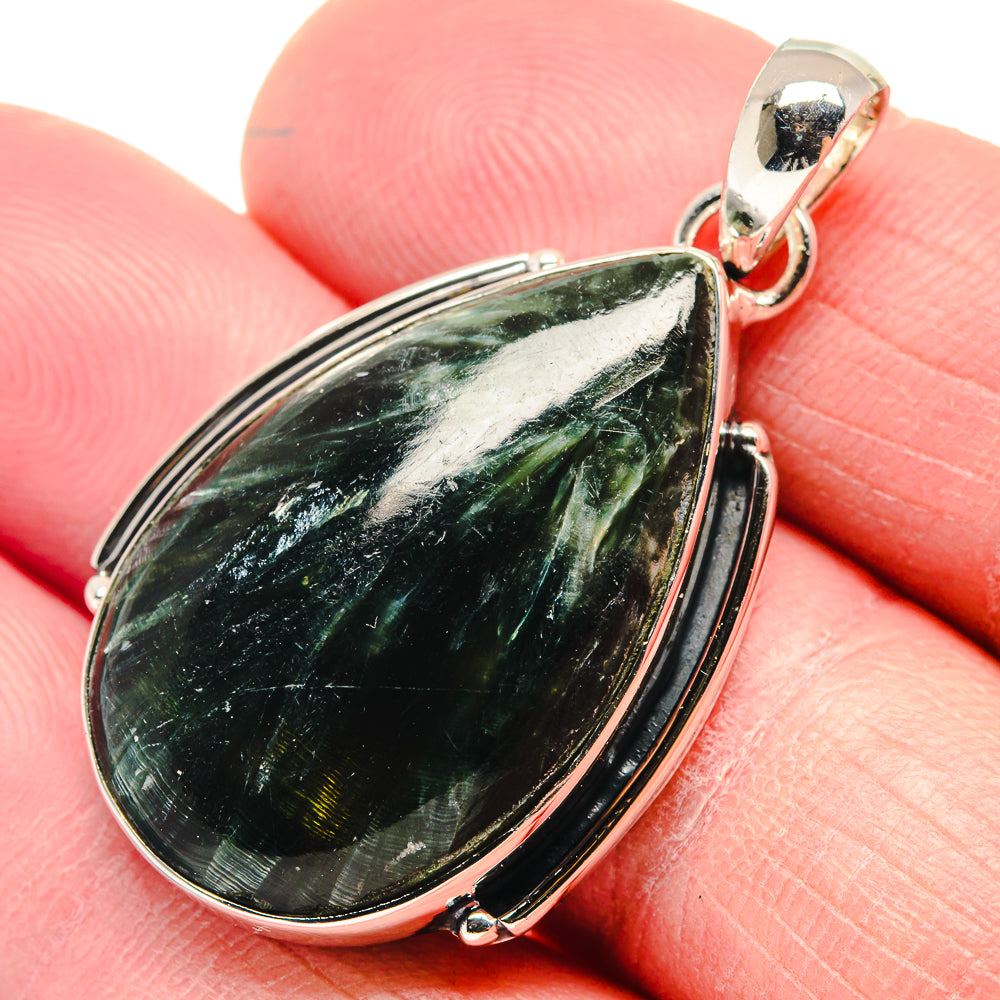 Seraphinite Pendants handcrafted by Ana Silver Co - PD18559
