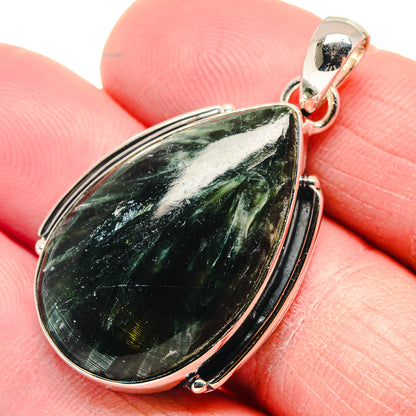 Seraphinite Pendants handcrafted by Ana Silver Co - PD18559
