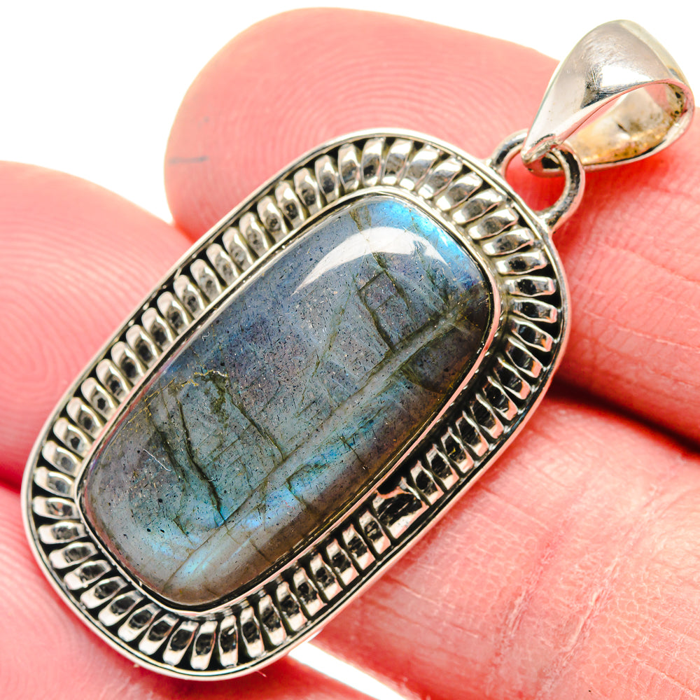 Labradorite Pendants handcrafted by Ana Silver Co - PD18563