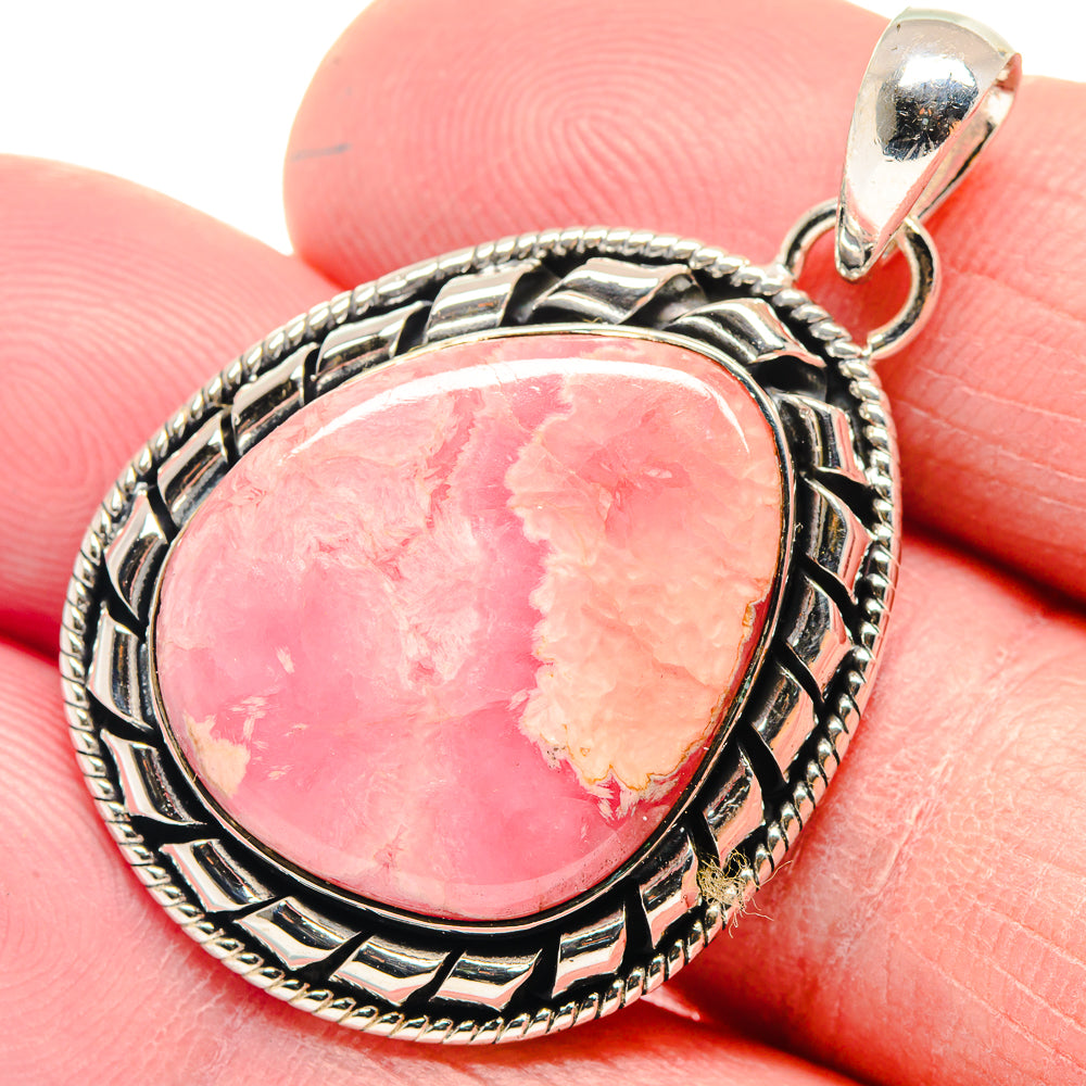 Rhodochrosite Pendants handcrafted by Ana Silver Co - PD18565