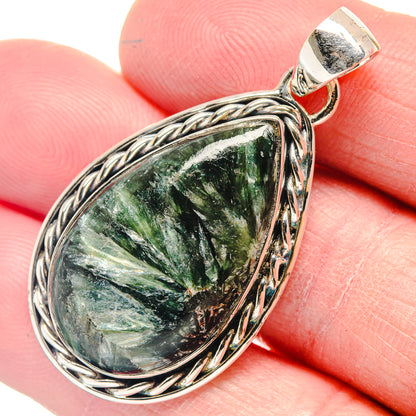 Seraphinite Pendants handcrafted by Ana Silver Co - PD18567