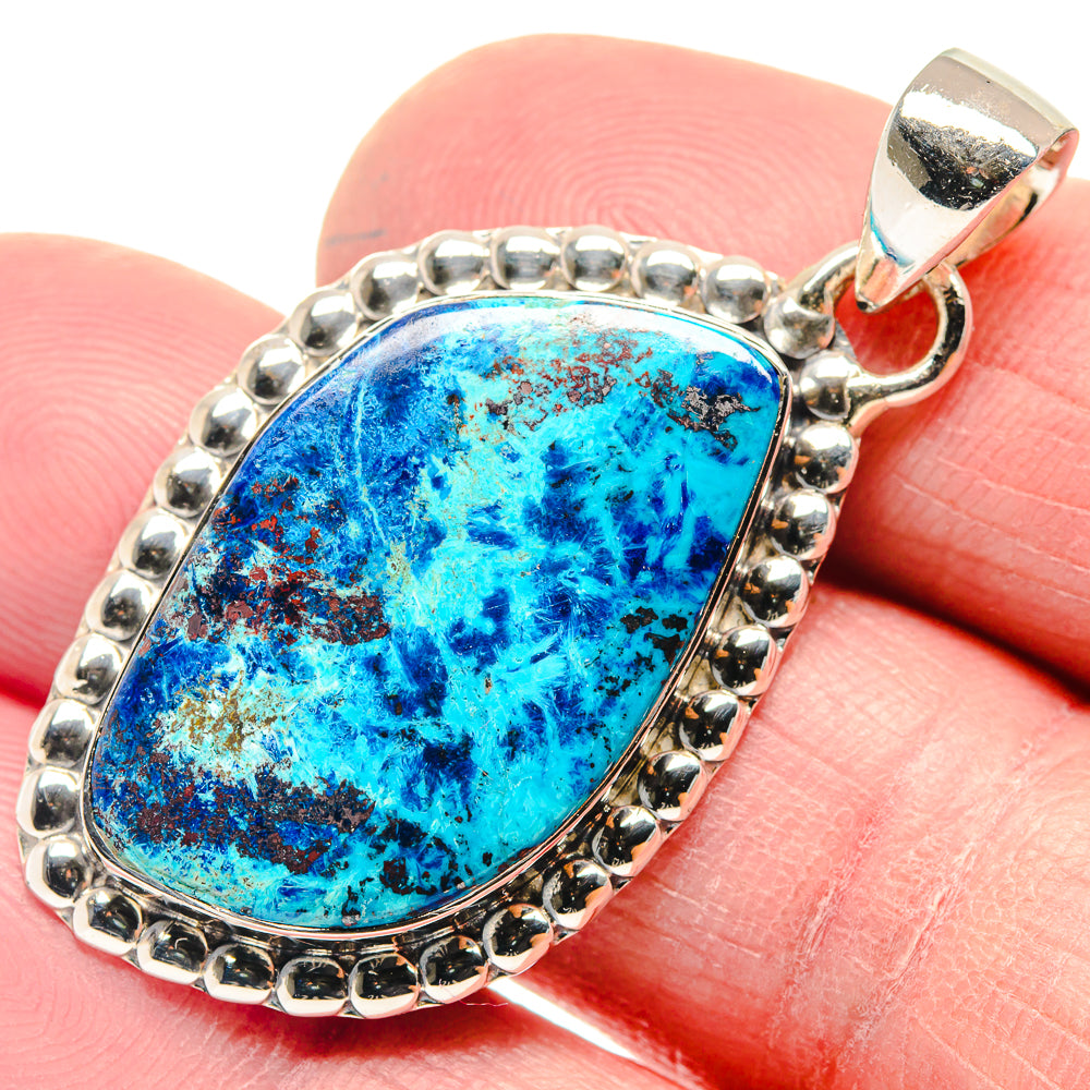 Shattuckite Pendants handcrafted by Ana Silver Co - PD18584