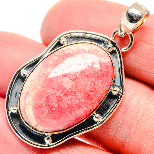 Rhodochrosite Pendants handcrafted by Ana Silver Co - PD18587