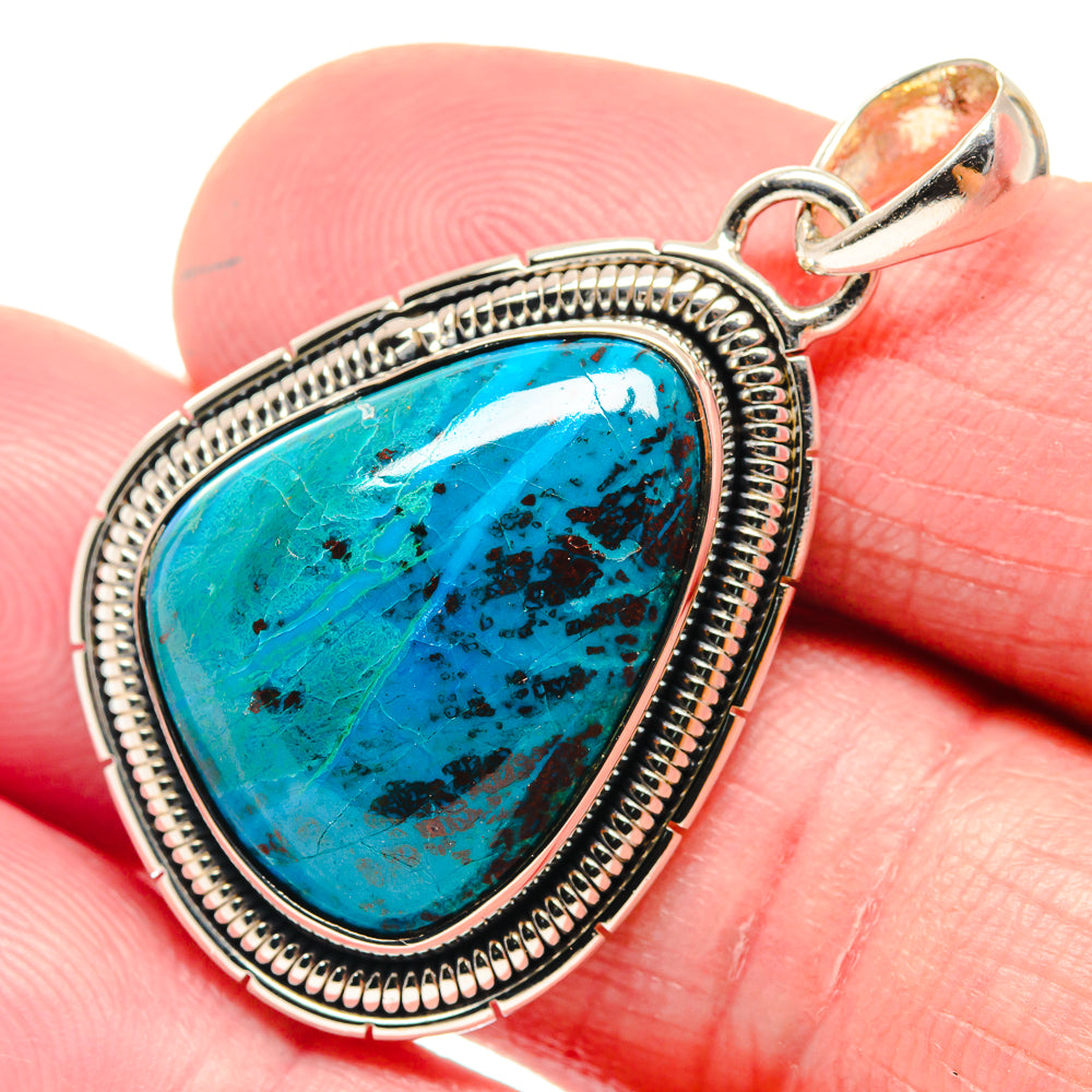 Shattuckite Pendants handcrafted by Ana Silver Co - PD18604