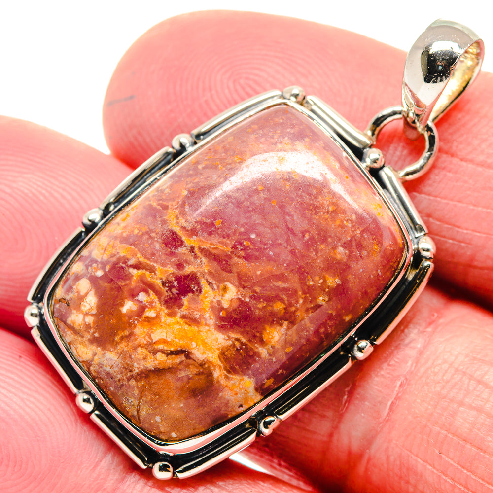 Phosphosiderite Pendants handcrafted by Ana Silver Co - PD18609
