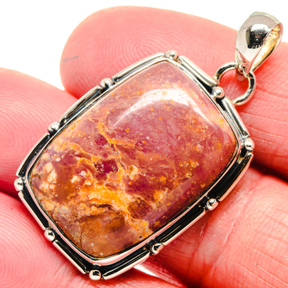 Phosphosiderite Pendants handcrafted by Ana Silver Co - PD18609