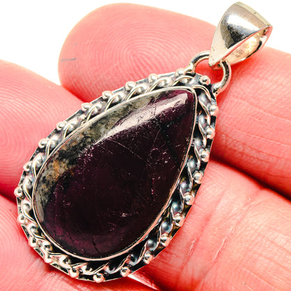 Russian Eudialyte Pendants handcrafted by Ana Silver Co - PD18618