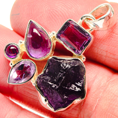 Amethyst Pendants handcrafted by Ana Silver Co - PD18632