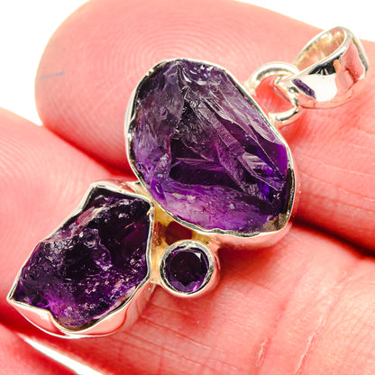 Amethyst Pendants handcrafted by Ana Silver Co - PD18638