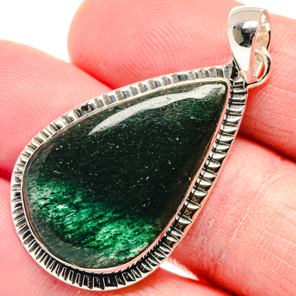 Green Aventurine Pendants handcrafted by Ana Silver Co - PD18671