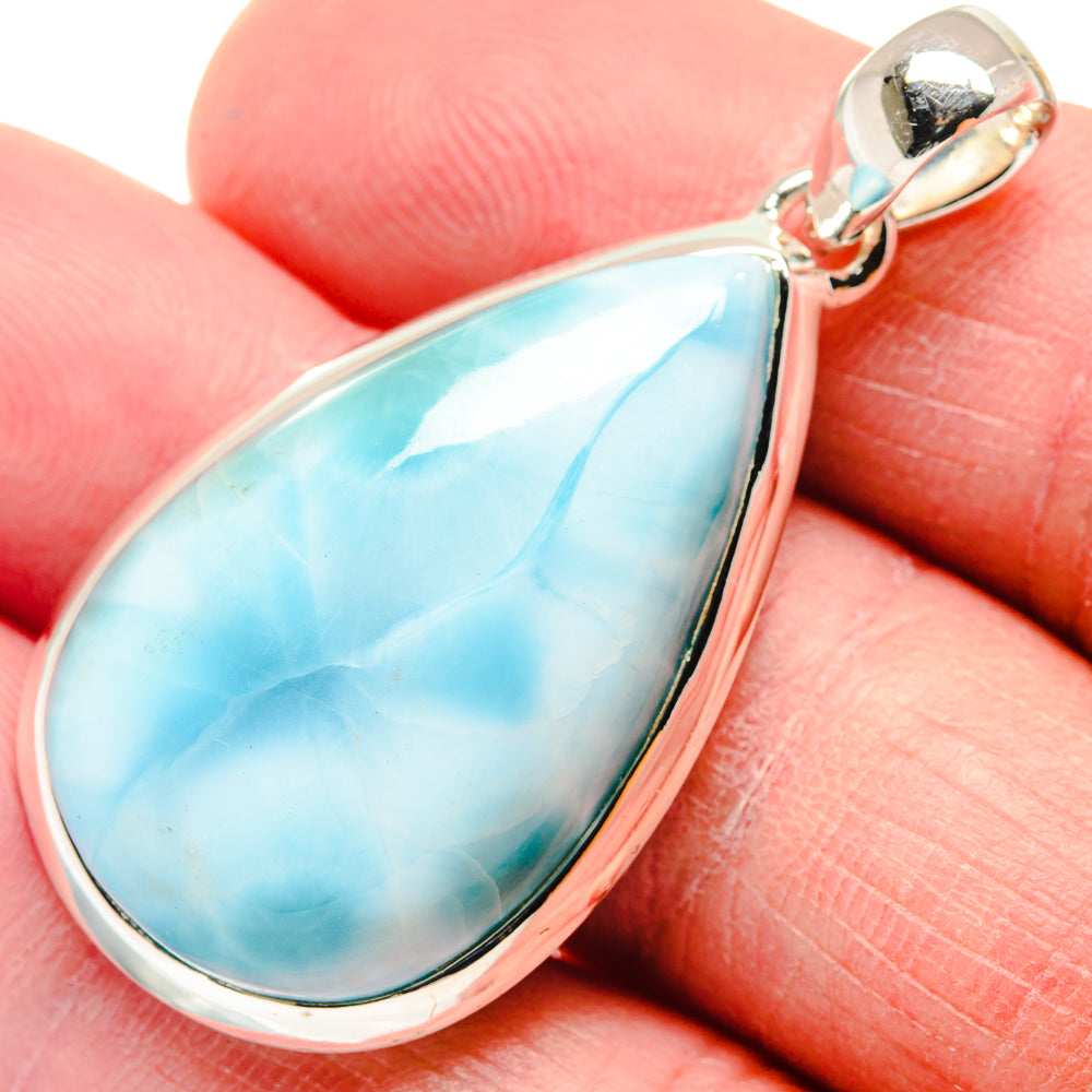 Larimar Pendants handcrafted by Ana Silver Co - PD18677