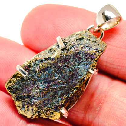 Spectro Pyrite Druzy Pendants handcrafted by Ana Silver Co - PD18685
