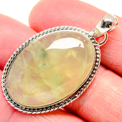 Prehnite Pendants handcrafted by Ana Silver Co - PD18686