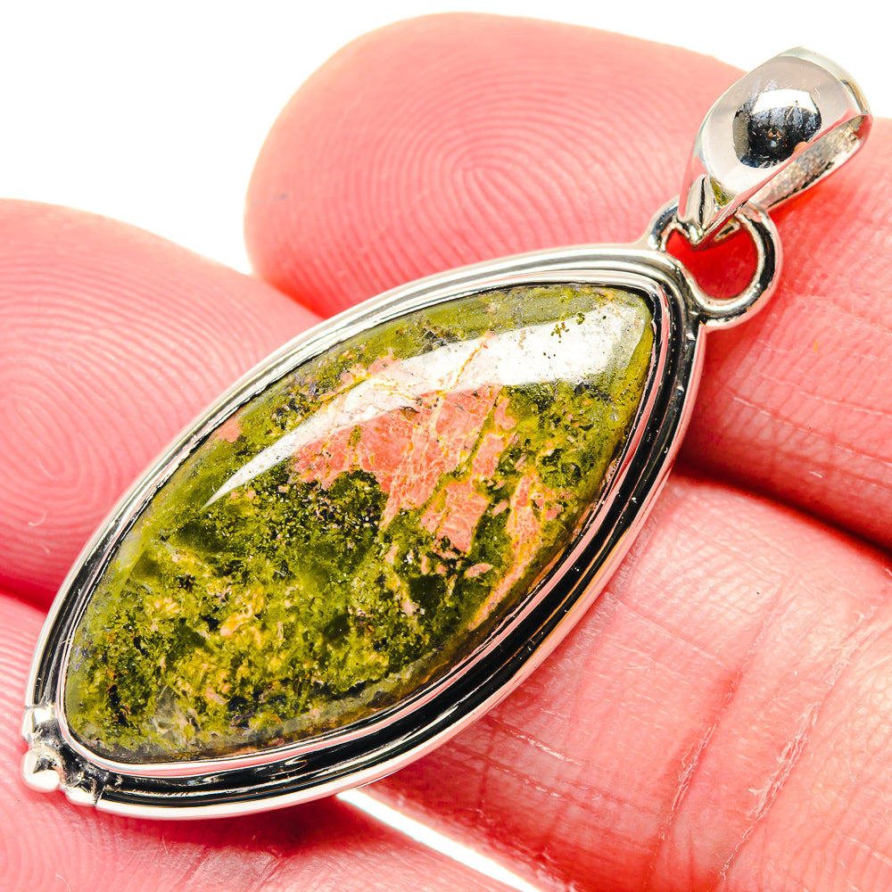 Unakite Pendants handcrafted by Ana Silver Co - PD18687