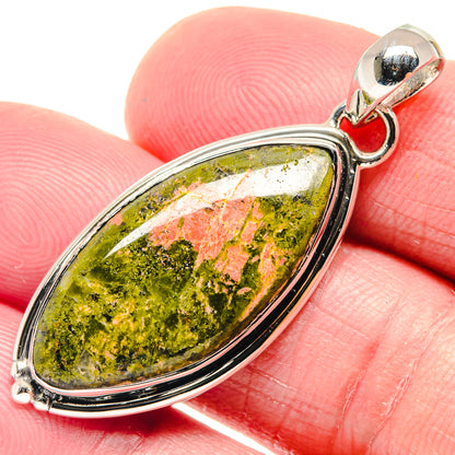 Unakite Pendants handcrafted by Ana Silver Co - PD18687