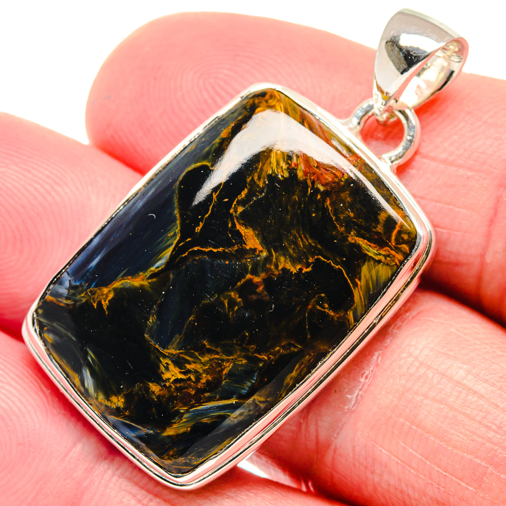 Pietersite Pendants handcrafted by Ana Silver Co - PD18696