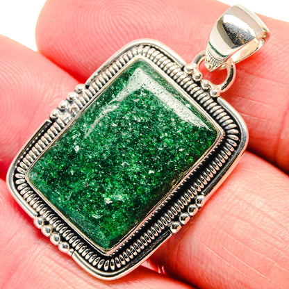 Green Aventurine Pendants handcrafted by Ana Silver Co - PD18703