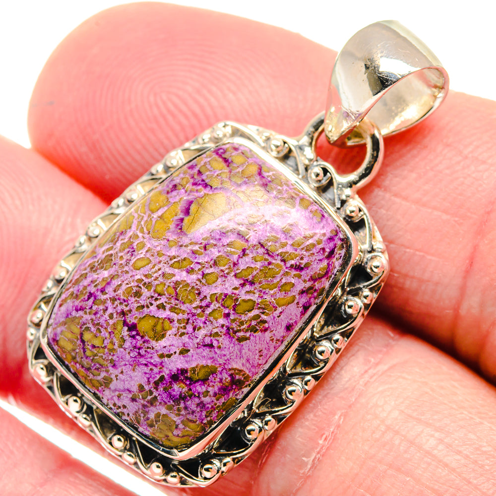 Stichtite Pendants handcrafted by Ana Silver Co - PD18704