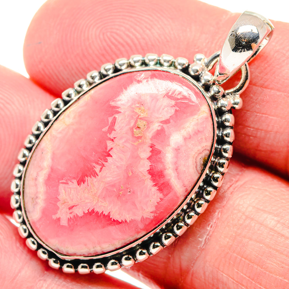 Rhodochrosite Pendants handcrafted by Ana Silver Co - PD18706