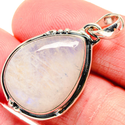 Rainbow Moonstone Pendants handcrafted by Ana Silver Co - PD18708