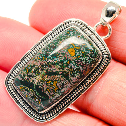 Ocean Jasper Pendants handcrafted by Ana Silver Co - PD18715