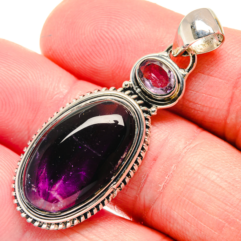 Amethyst Pendants handcrafted by Ana Silver Co - PD18716