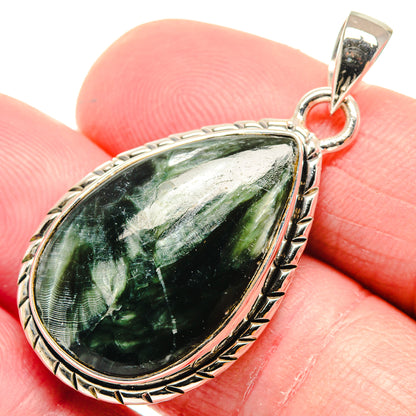 Seraphinite Pendants handcrafted by Ana Silver Co - PD18723