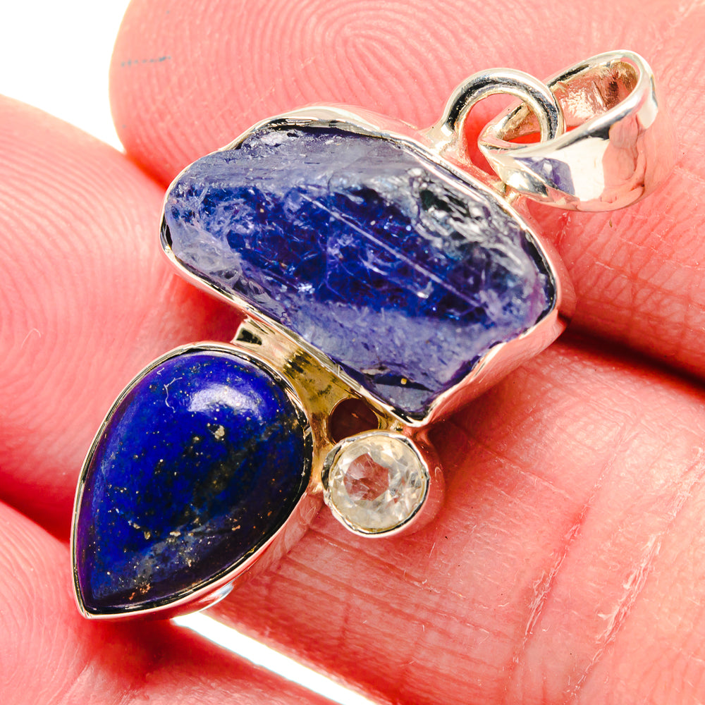 Tanzanite Pendants handcrafted by Ana Silver Co - PD18726