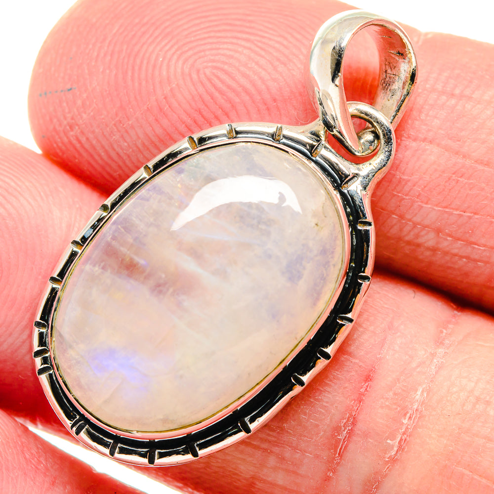 Rainbow Moonstone Pendants handcrafted by Ana Silver Co - PD18738