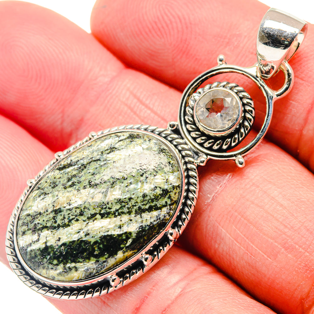 Lizard Jasper Pendants handcrafted by Ana Silver Co - PD18740