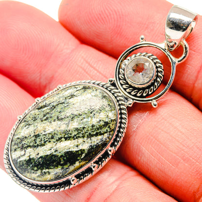 Lizard Jasper Pendants handcrafted by Ana Silver Co - PD18740