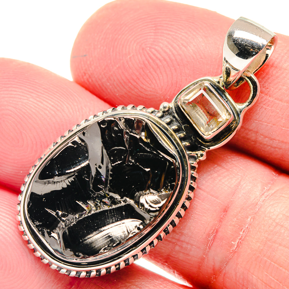 Shungite Pendants handcrafted by Ana Silver Co - PD18749