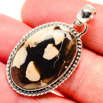Peanut Wood Jasper Pendants handcrafted by Ana Silver Co - PD18752