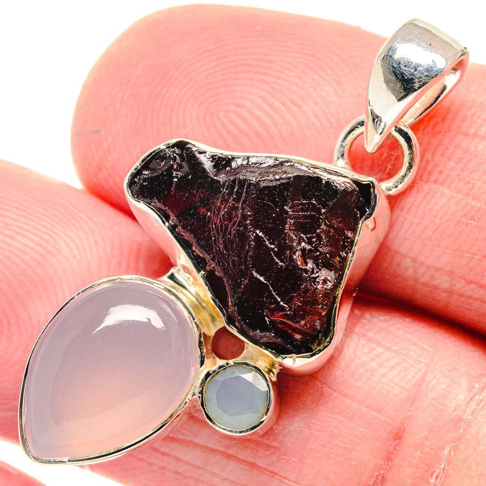 Garnet Pendants handcrafted by Ana Silver Co - PD18757