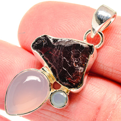 Garnet Pendants handcrafted by Ana Silver Co - PD18757