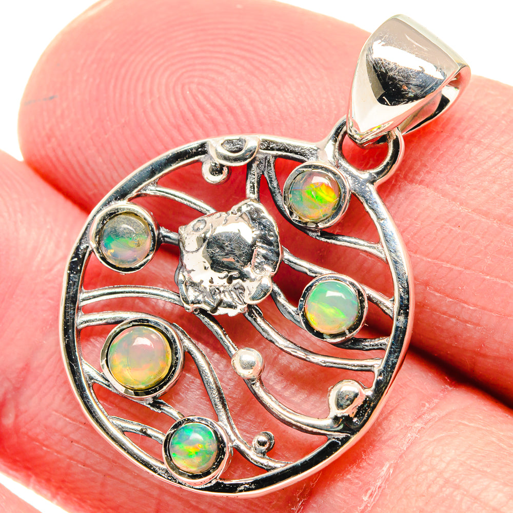 Ethiopian Opal Pendants handcrafted by Ana Silver Co - PD18758
