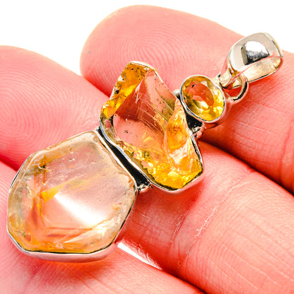 Citrine Pendants handcrafted by Ana Silver Co - PD18770
