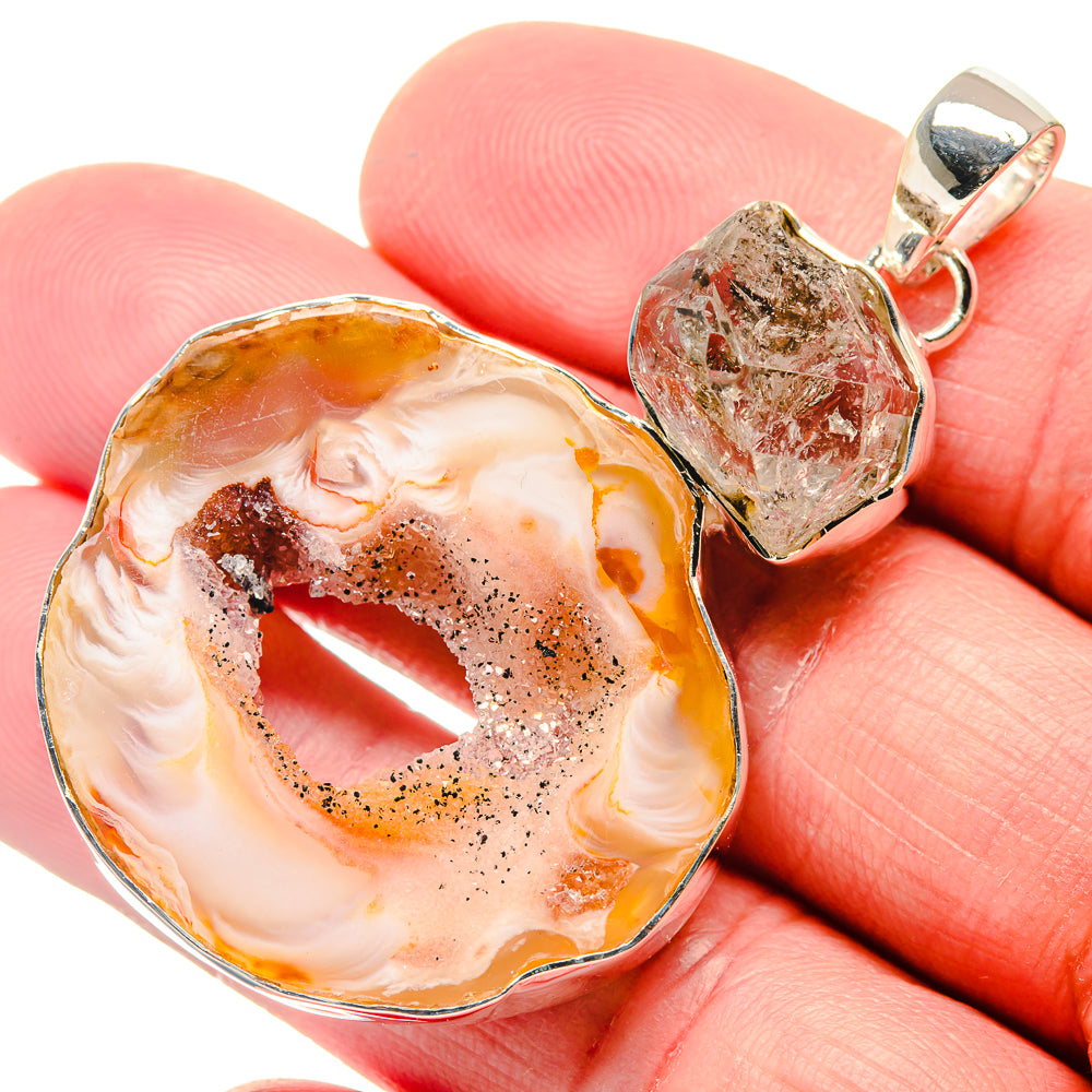 Occo Geode Pendants handcrafted by Ana Silver Co - PD18785