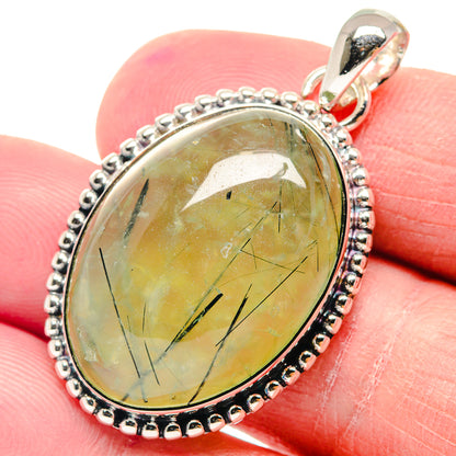 Prehnite Pendants handcrafted by Ana Silver Co - PD18809