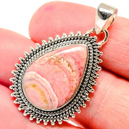 Rhodochrosite Pendants handcrafted by Ana Silver Co - PD18817