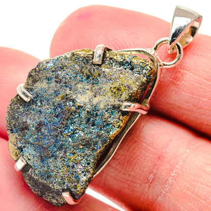 Peacock Ore Pendants handcrafted by Ana Silver Co - PD18843