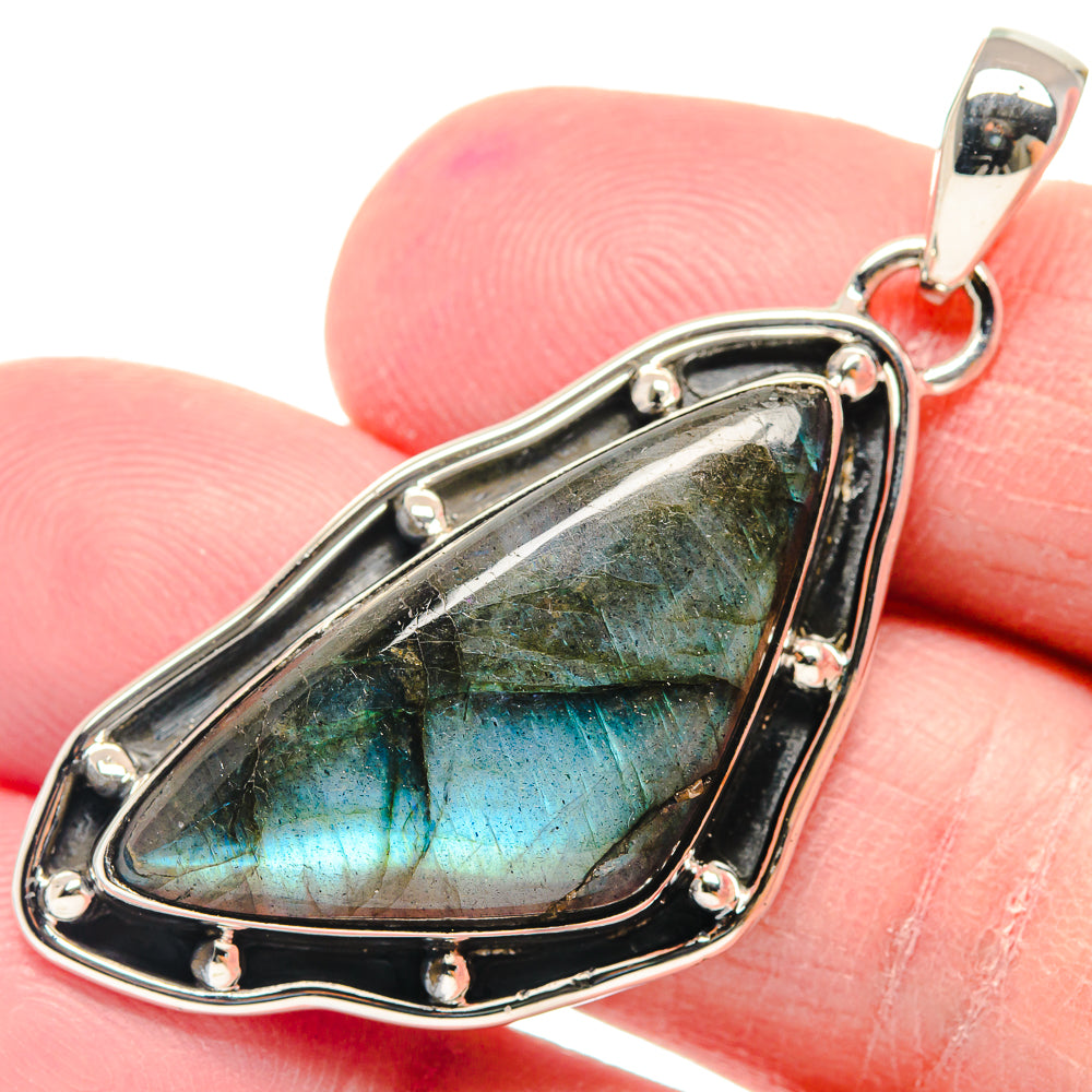 Labradorite Pendants handcrafted by Ana Silver Co - PD18846