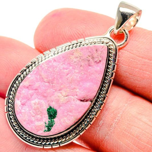 Cobalto Calcite Druzy Pendants handcrafted by Ana Silver Co - PD18847