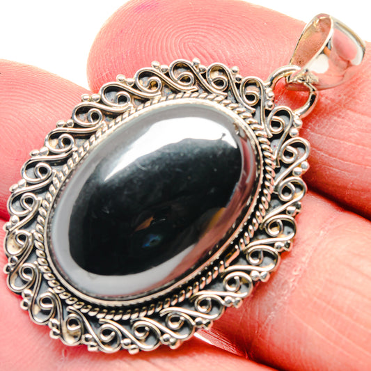 Hematite Pendants handcrafted by Ana Silver Co - PD18852