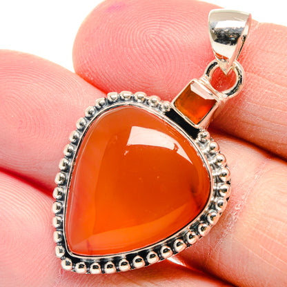 Carnelian Pendants handcrafted by Ana Silver Co - PD18865