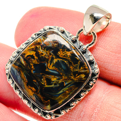 Pietersite Pendants handcrafted by Ana Silver Co - PD18877
