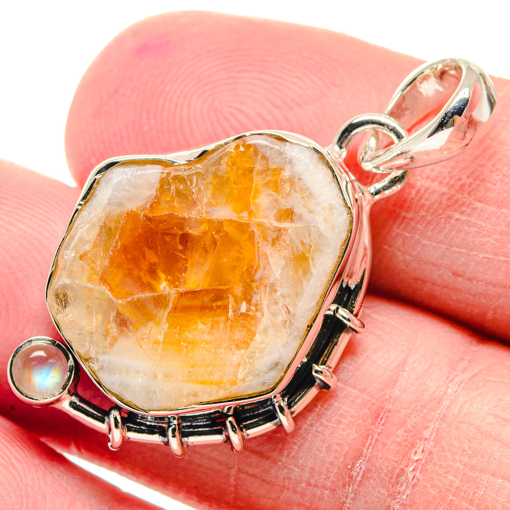 Citrine Pendants handcrafted by Ana Silver Co - PD18883